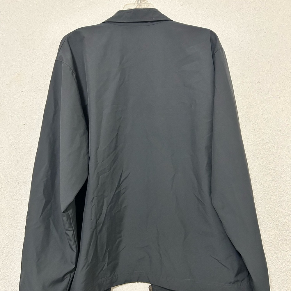 Vintage Nike Men's Lg Full Zip Up Jacket Windbreaker Drawstring Bottom - Picture 10 of 11